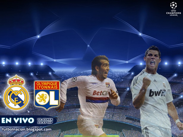 (EN VIVO) Real Madrid vs O. Lyon - UEFA Champions League- Octavos de